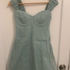 ASTR Small Blue Structured Dress